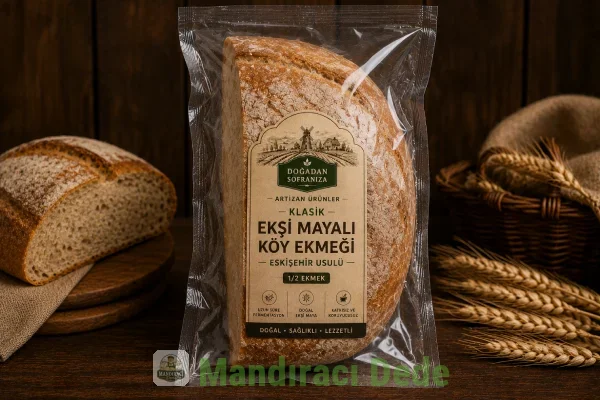 Klasik Ekşi Mayalı Köy Ekmeği Eskişehir Usülü